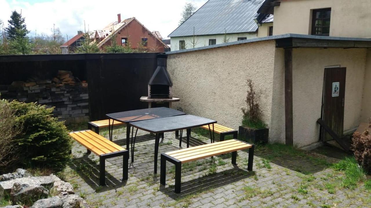 Chalupa Hrázděnka v Krušných horách Horní Blatná Exterior foto